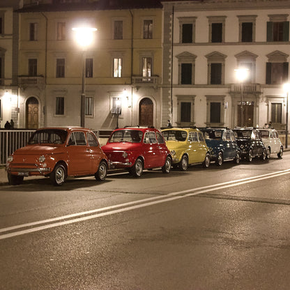 Florence By night – Night magic with Fiat 500!