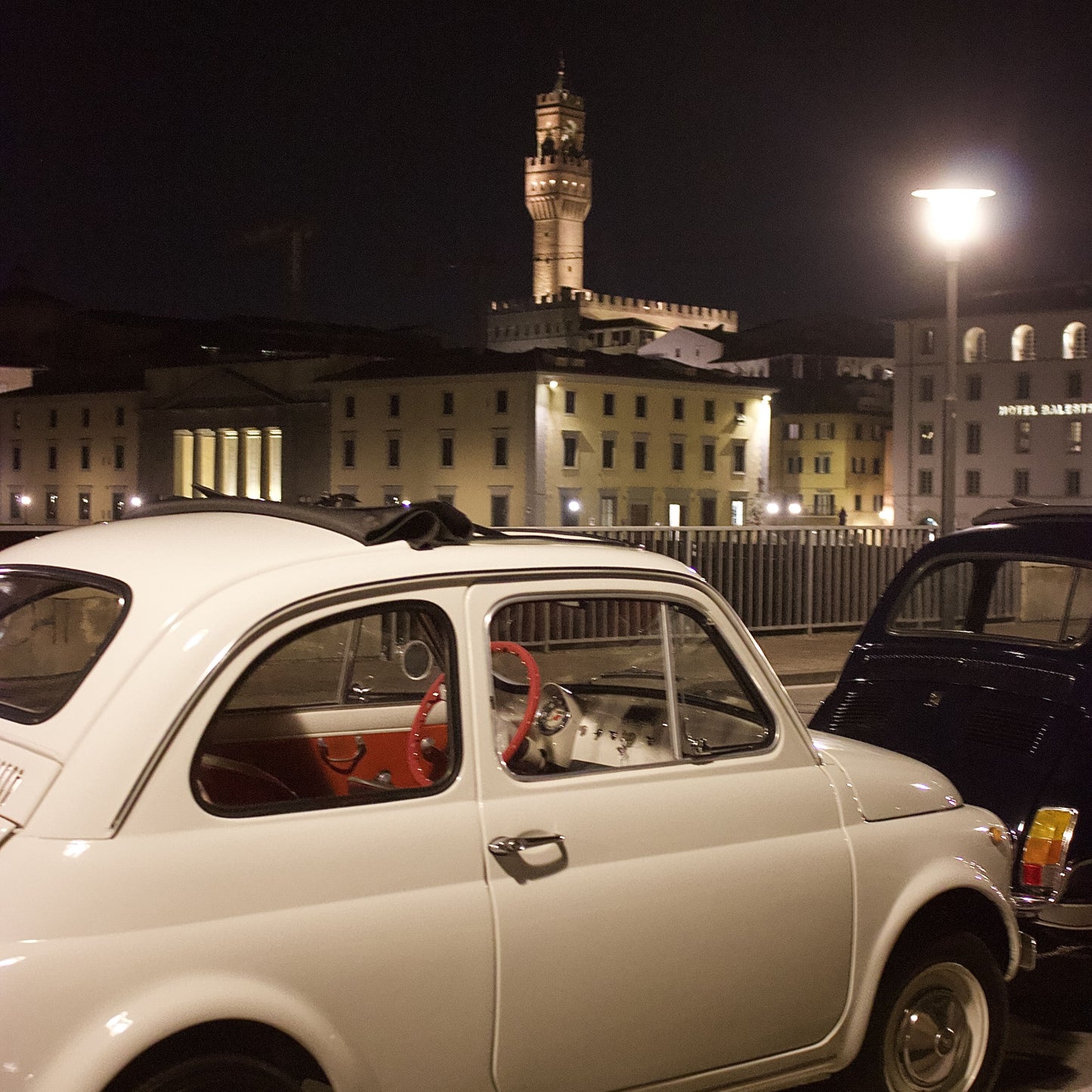 Florence By night – Night magic with Fiat 500!